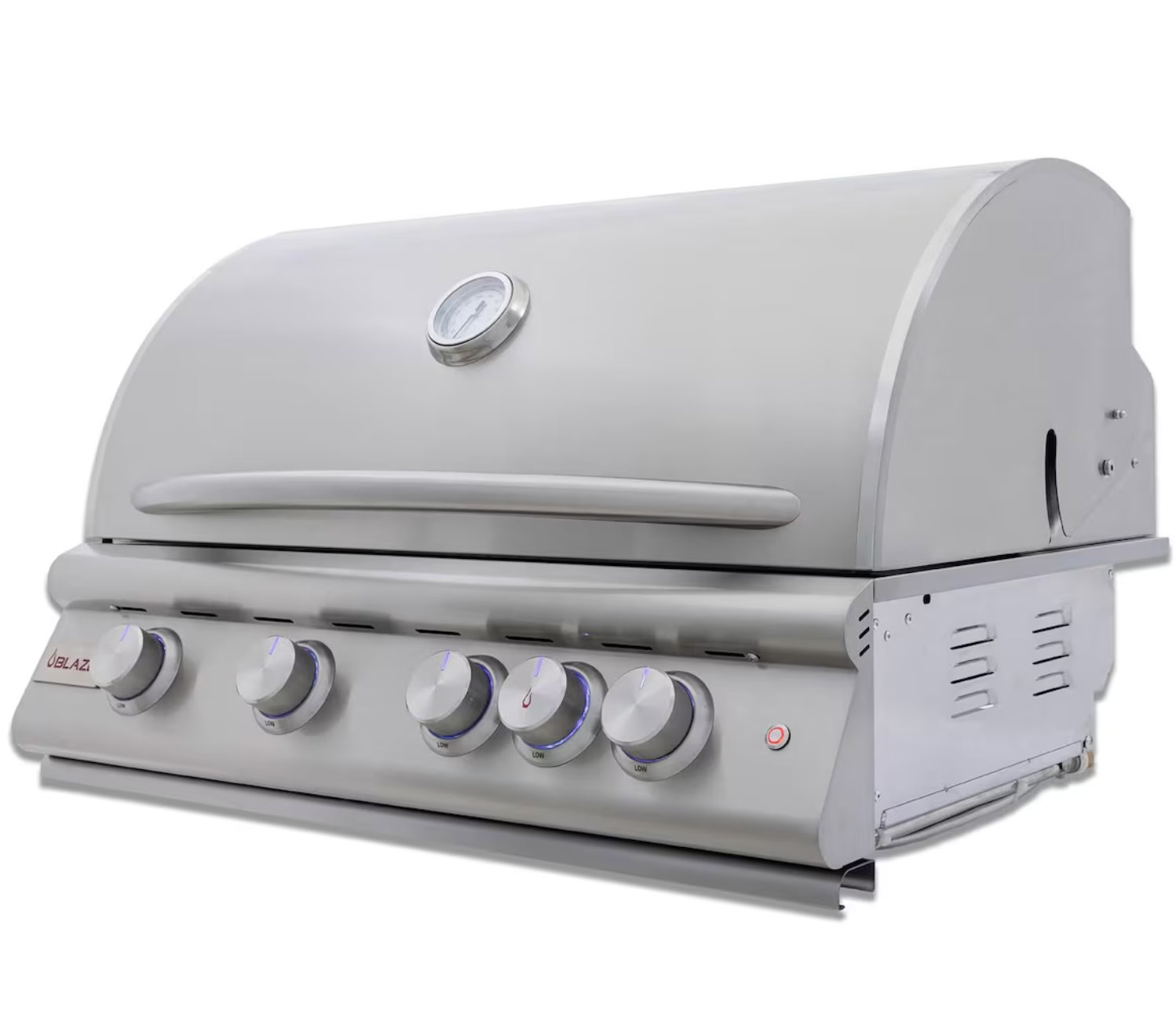 Blaze Sunrise 8-Ft Outdoor Kitchen Island w/ 32-Inch LTE+ Natural Gas Grill in Architectural Bronze w/ Keon Countertop