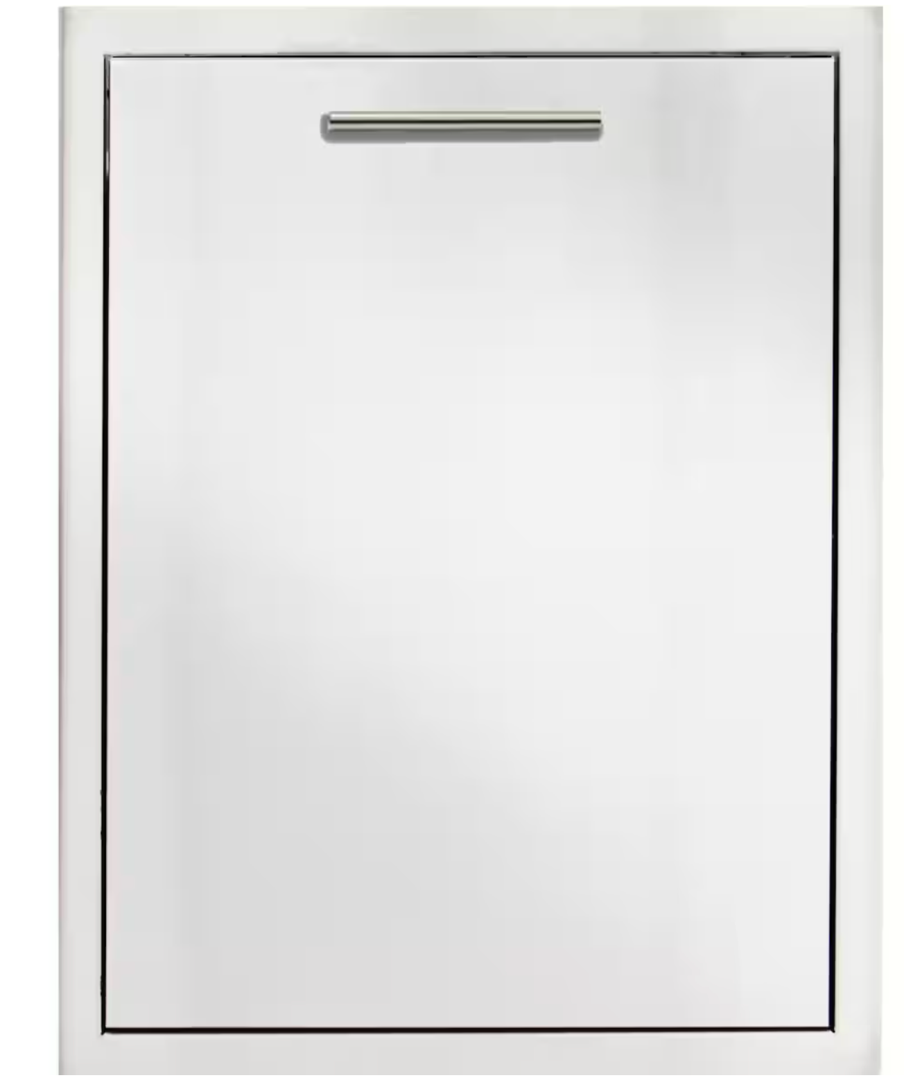 Blaze 20-Inch Roll-Out Stainless Steel Double Trash / Recycling Bin