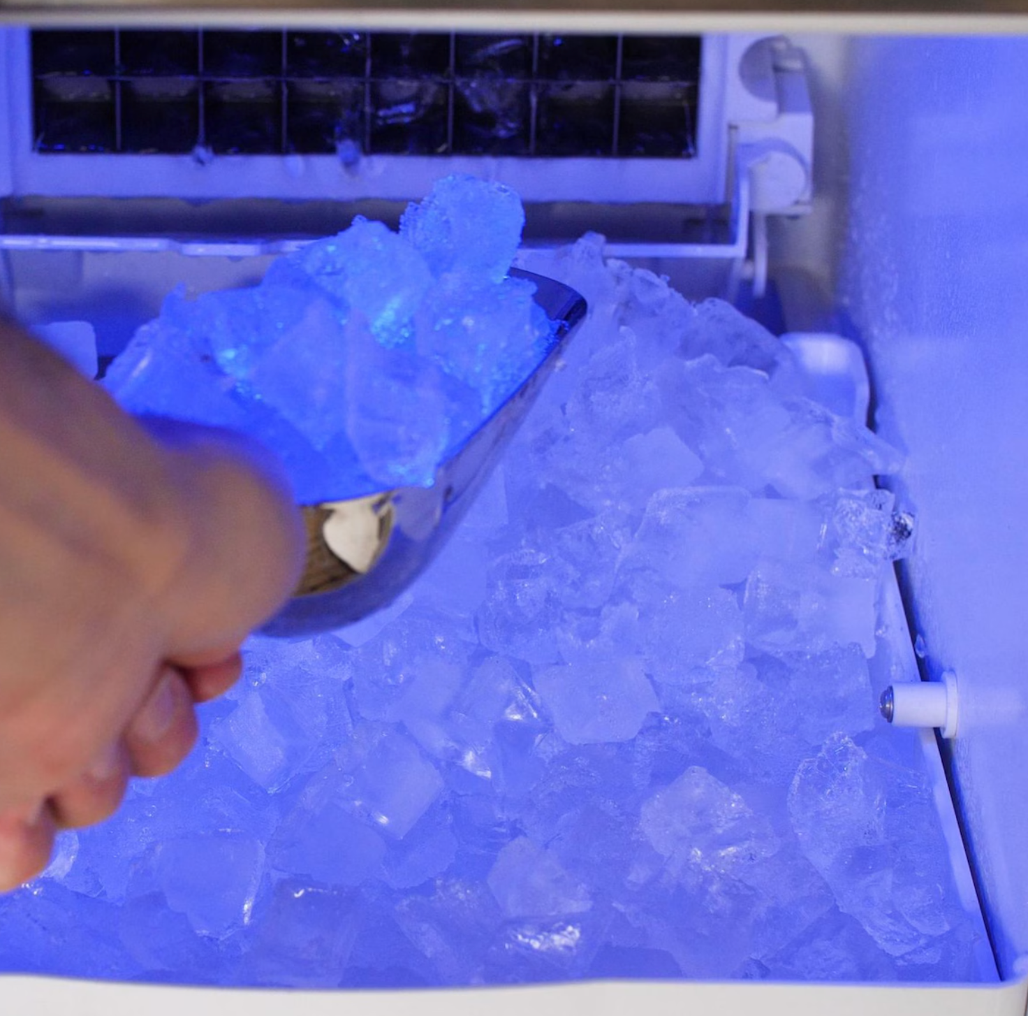 Blaze 50 Lb. 15-Inch Outdoor Rated Ice Maker With Gravity Drain