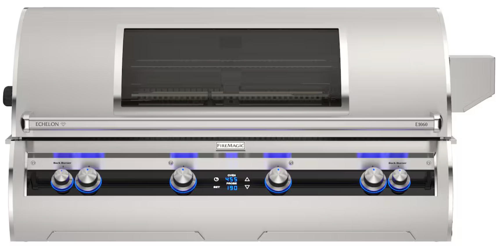 Fire Magic Echelon Diamond E1060i 48-Inch Built-In Natural Gas Grill w/ Rotisserie, Magic Window & Digital Thermometer - E1060I-9L1N-W