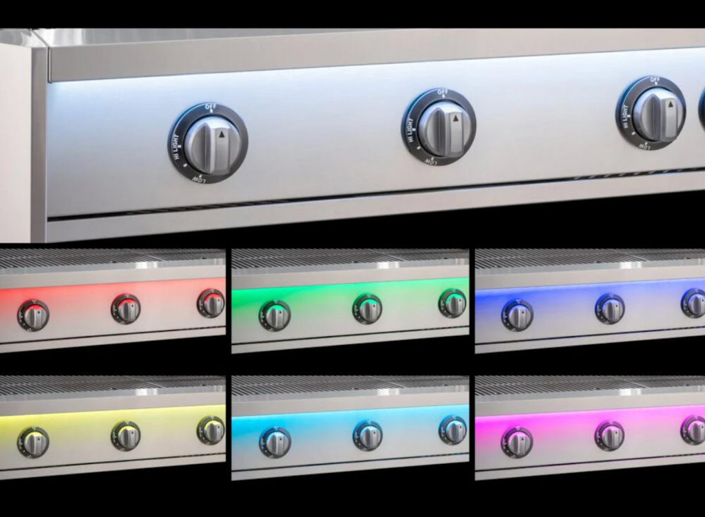 American Outdoor Grill 36-in 4-Burner L-Series Built-In Grill with Lights and Rotisserie - AOG36L