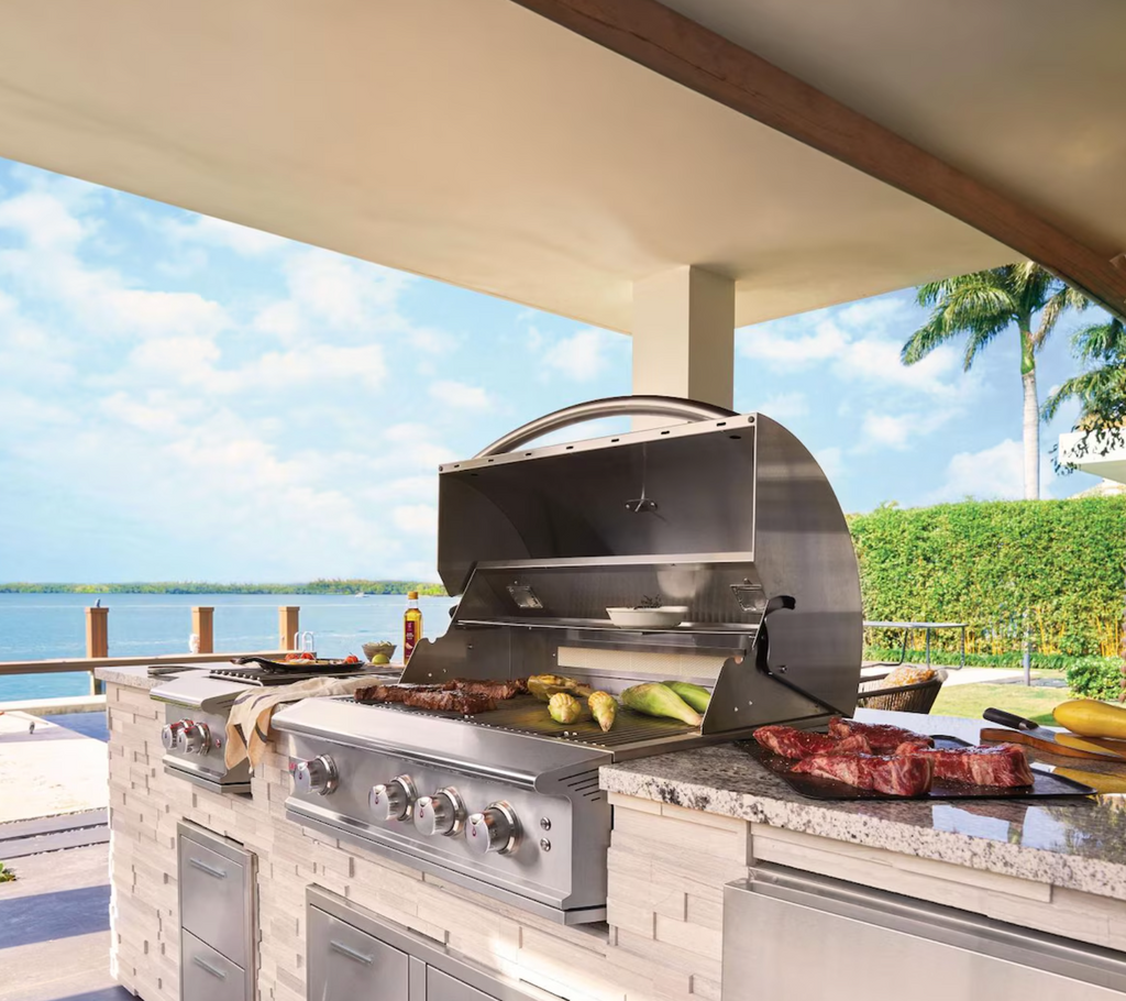 Blaze Professional LUX 34-in 3-Burner Built-In Grill w/ Rotisserie - BLZ-3PRO