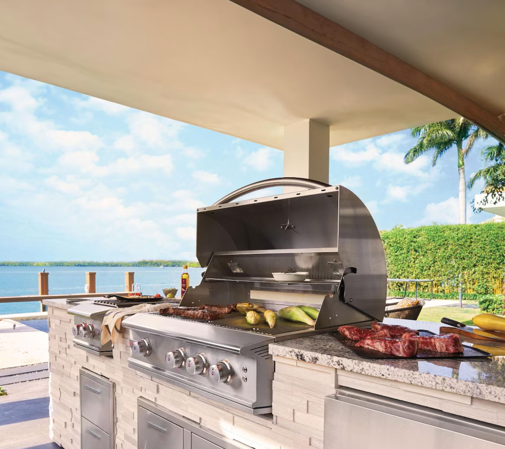 Blaze Professional LUX 34-in 3-Burner Built-In Grill w/ Rotisserie - BLZ-3PRO