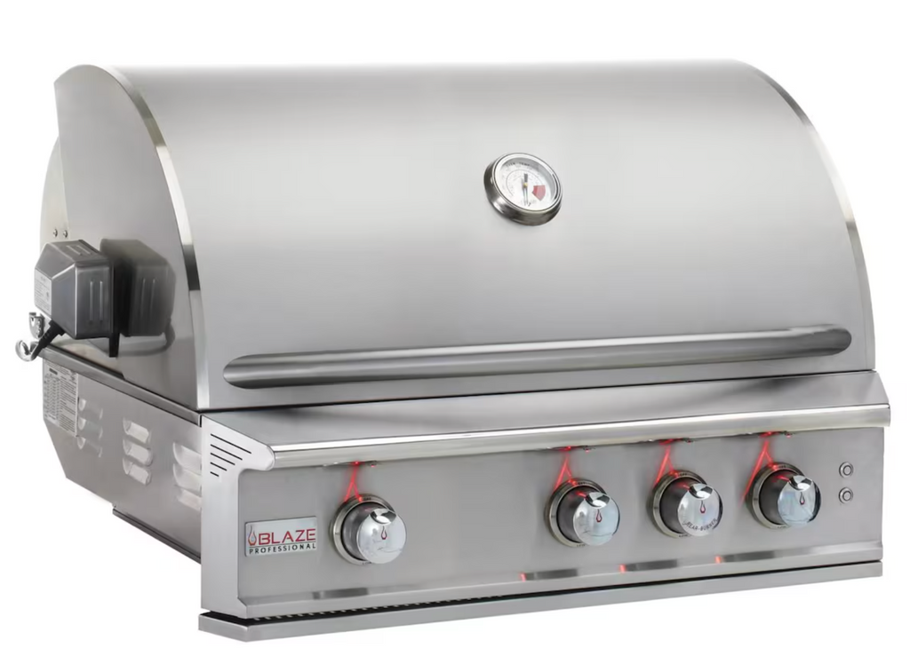 Blaze Professional LUX 34-in 3-Burner Built-In Grill w/ Rotisserie - BLZ-3PRO