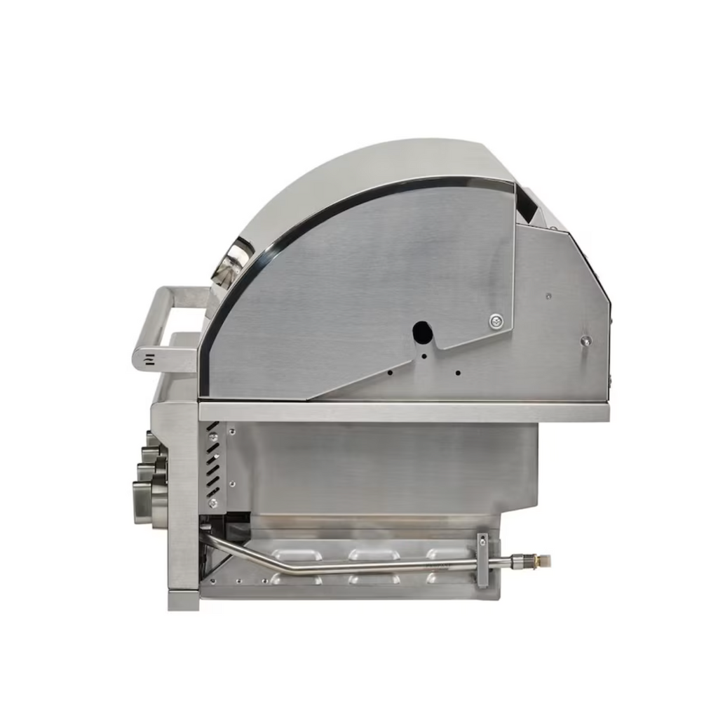 Coyote CL-Series 36-in 4-Burner Built-In Grill w/ Lift-Assist Hood & Safety Valve - C3CL36