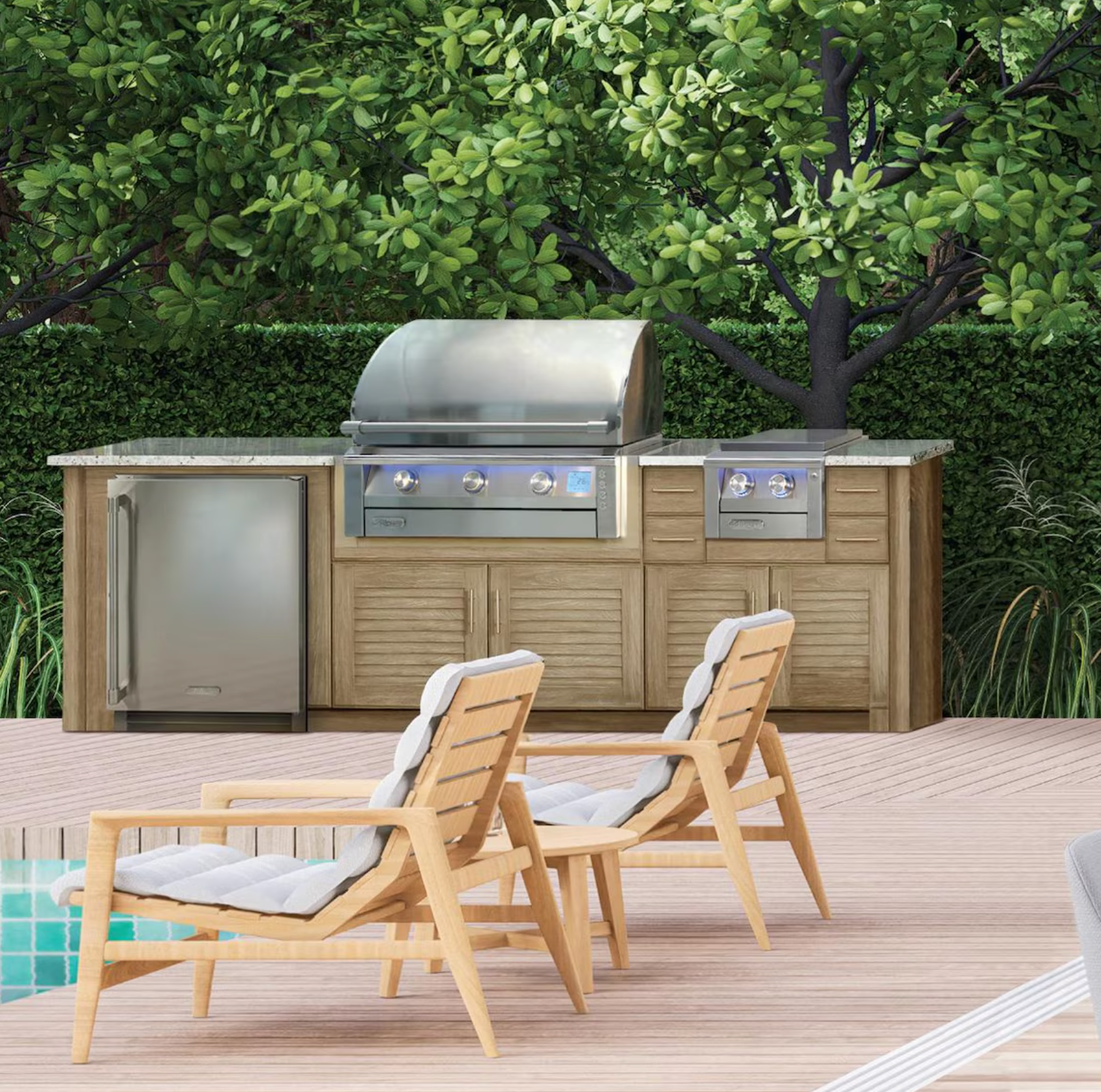 Alfresco AIPG 42-in 3 Burner Built-In Grill - AIPG-42