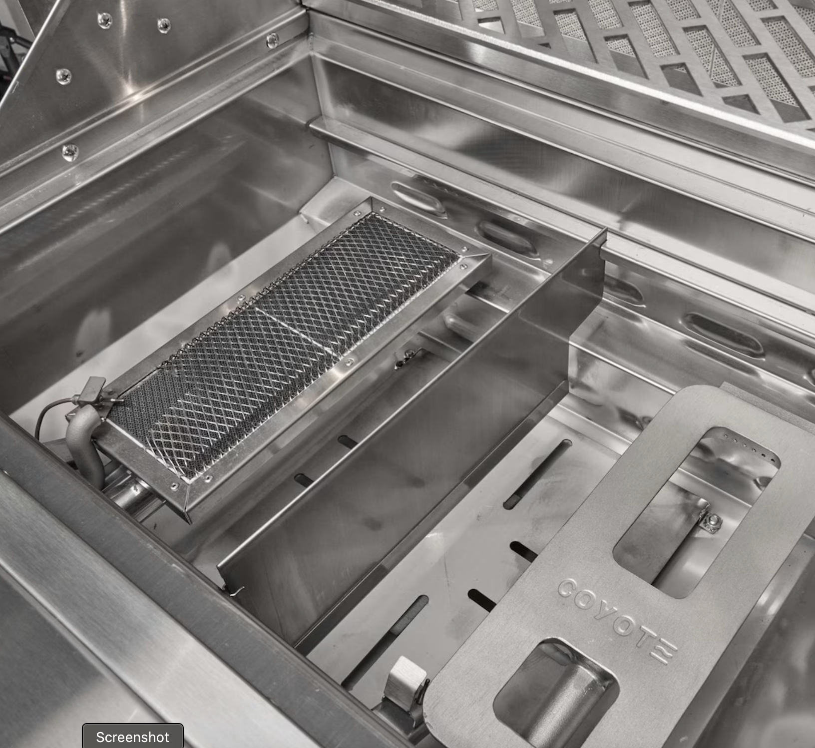 Coyote SL-Series 30-in 2-Burner Built-In Natural Gas Grill w/ Sear Burner, Rotisserie, & Safety Valve - C3SL30NG