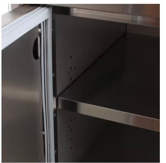 Blaze 32-Inch Sealed Stainless Steel Dry Storage Pantry With Shelf - BLZ-DRY-STG2-SC