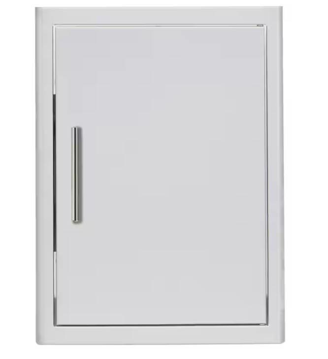 Blaze 21-Inch Stainless Steel Single Access Door - Vertical - BLZ-SINGLE-2417-R-SC
