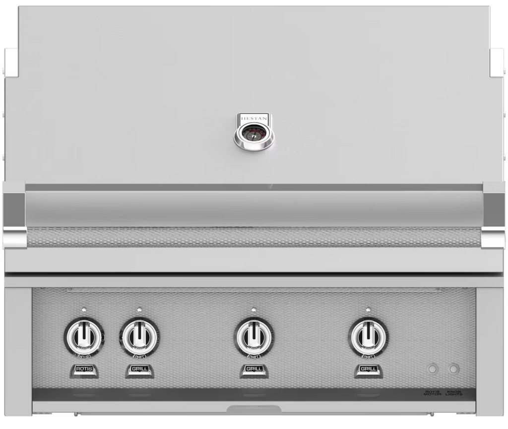 Hestan 36"  Built-In Grill W/ Sear Burner & Rotisserie - Steeletto