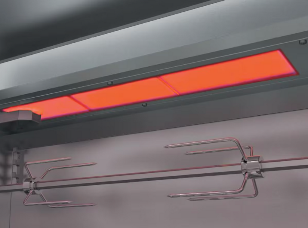 Hestan 36"  Built-In Grill W/ Sear Burner & Rotisserie - Steeletto