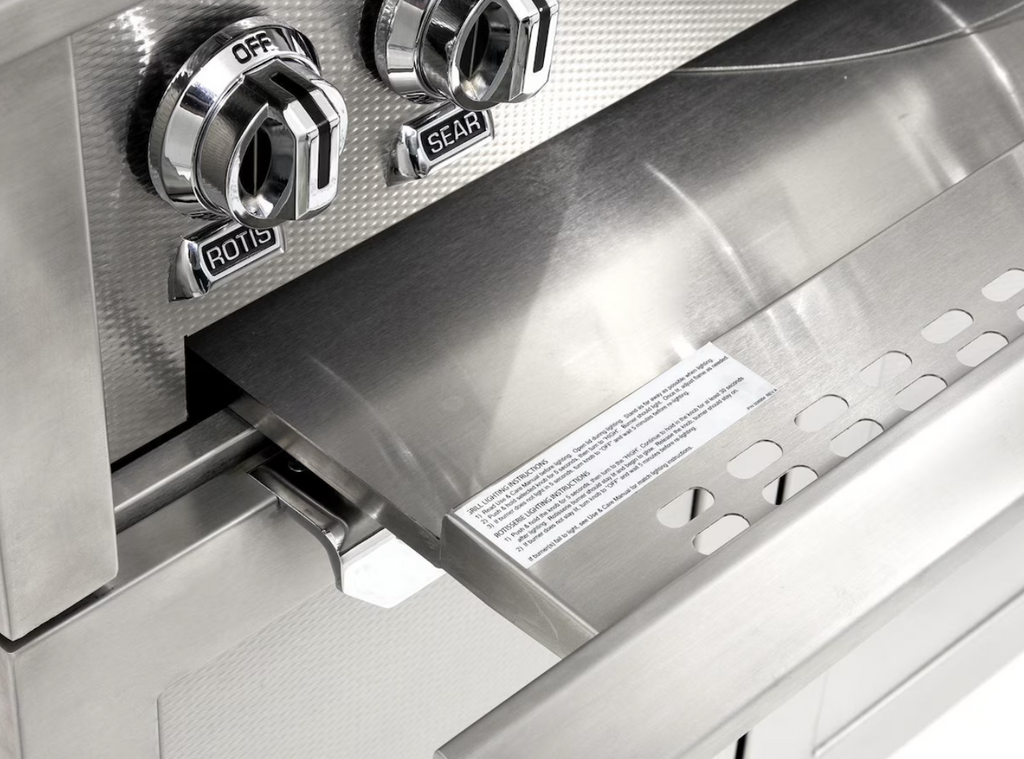 Hestan 36"  Built-In Grill W/ Sear Burner & Rotisserie - Steeletto