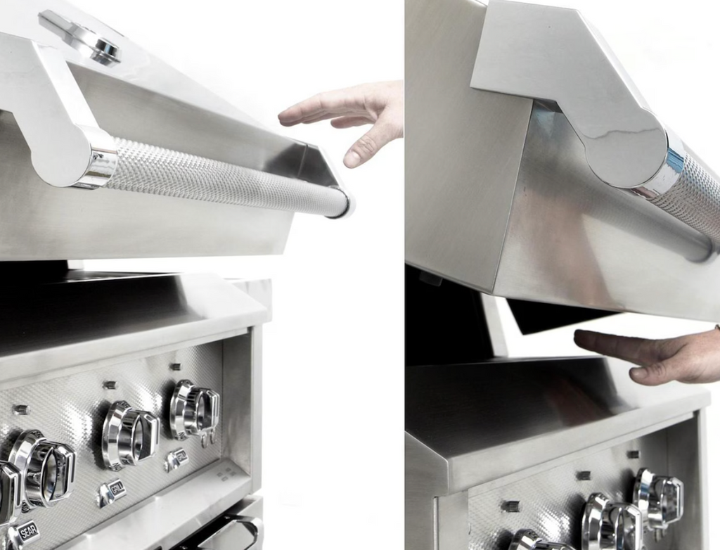 Hestan 36"  Built-In Grill W/ Sear Burner & Rotisserie - Steeletto