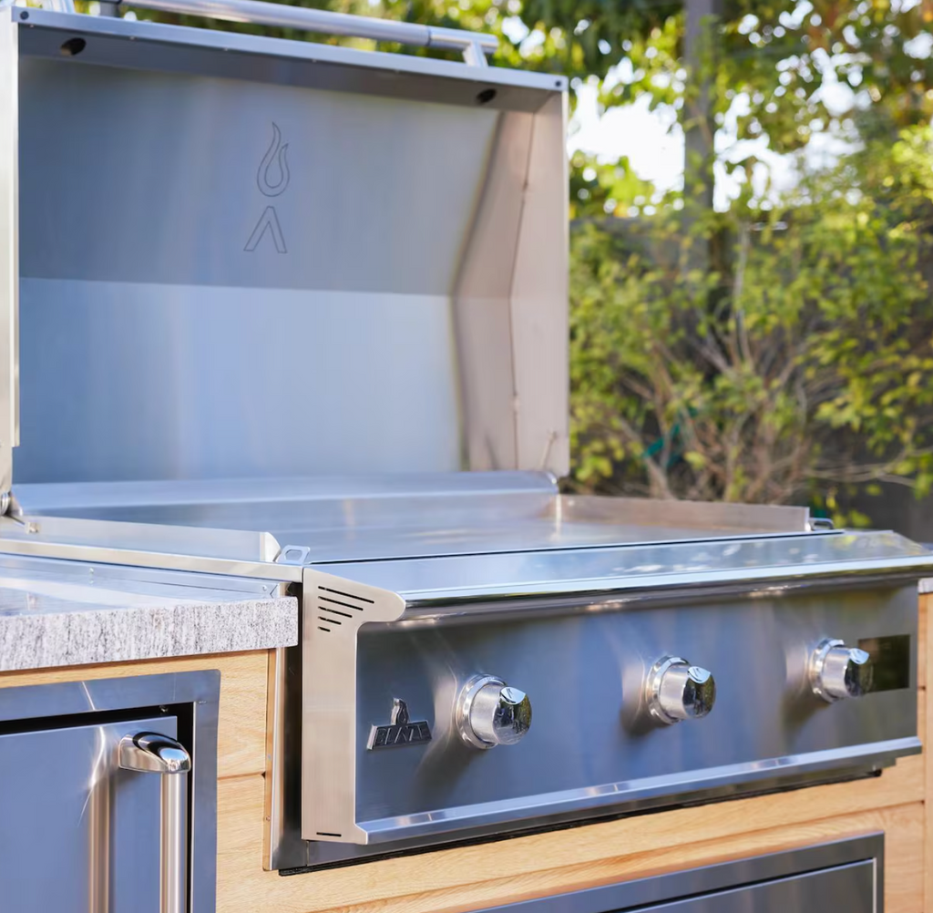 Blaze LTE PRO 40-Inch Built-in Griddle w/ Digital Temperature Screen & Lift-Assist Lid