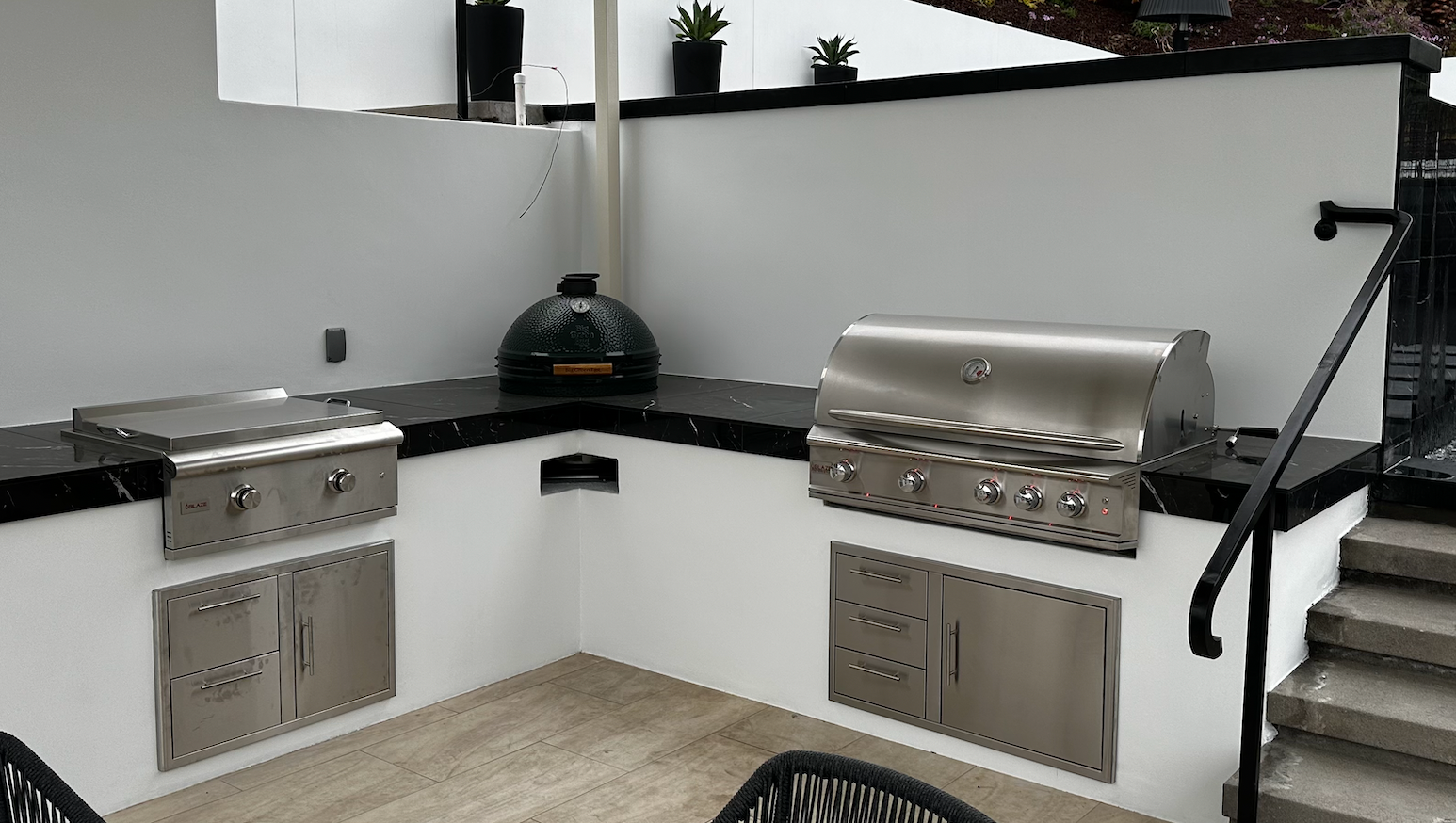 Blaze 39-Inch Stainless Steel Access Door & Triple Drawer Combo