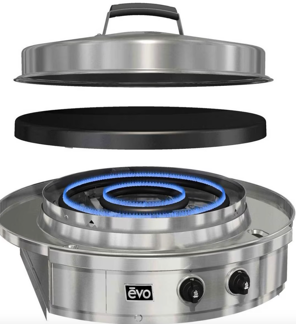 Evo Affinity Classic 30G Built-In Flattop Grill
